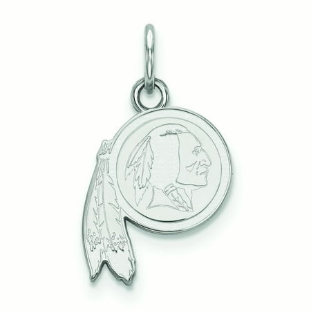 Sterling Silver Washington Redskins Charm - Washington Redskins Women's Sterling Silver XS Charm - No Size