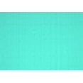 thumbnail image 1 of Ahgly Company Machine Washable Indoor Rectangle Abstract Turquoise Blue Contemporary Area Rugs, 6' x 9', 1 of 4