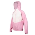 thumbnail image 3 of Chamarra Deportiva Wilson para Mujer Fusion Rompevientos Full Cierre y Capucha Bicolor Rosa Talla M, 3 of 4