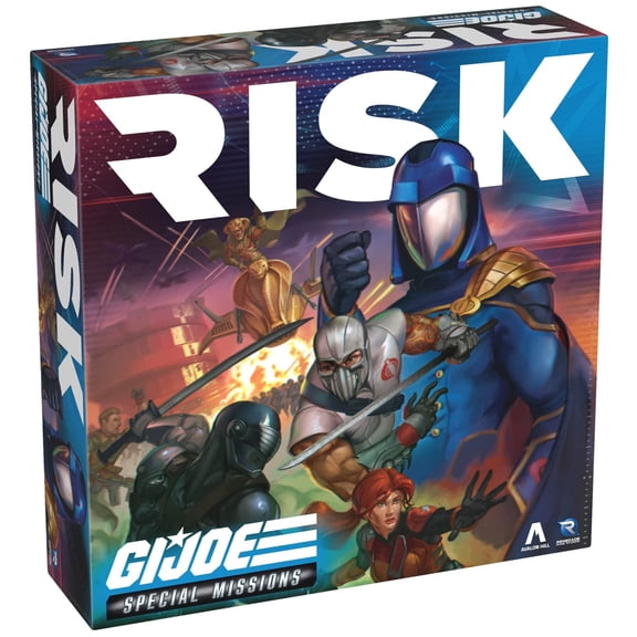 Renegade Games: RISK G.I. JOE: Special Missions - Strategy & Dominance Board Game, Familiar Environment In New Direction, Ages 14 , 2-4 Players