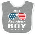 thumbnail image 3 of Inktastic All American Boy USA Parade Boys Baby Bib, 3 of 4