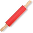 thumbnail image 1 of 12 Inch Silicone Rolling Pin for Kids Non-Stick Surface Wooden Handle \u2026, 1 of 7