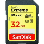SanDisk Extreme 32 GB Class 10/UHS-I (U3) SDHC, 1 Pack