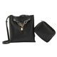 thumbnail image 4 of Bolsa Bandolera de Cuero para Mujer, Monedero Vintage Bolso de Hombro para Mensajero Bag para Trabajo Viaje Deporte Negro Baoblaze Bolsos de mano para mujeres, 4 of 7
