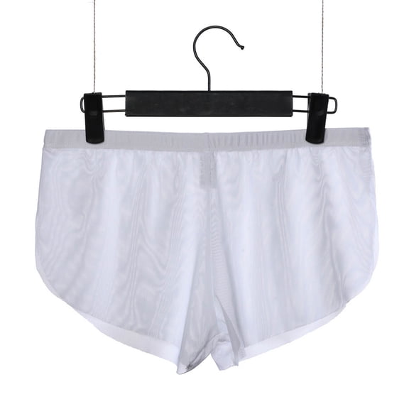Kalauyu Mens Mesh Boxer Briefs with Sheer Elastic Waistband Regular Fit Breathable Underwear