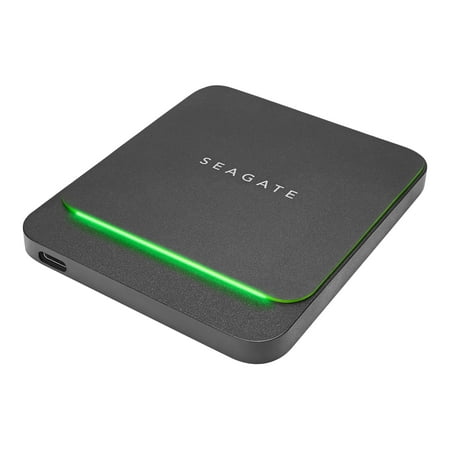 Seagate - Barracuda Fast 2TB External USB 3.0 Portable Solid State Drive - Black