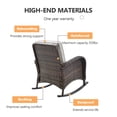 thumbnail image 5 of POCASSY Wicker Rattan Outdoor Rocking Chair Set with Side Table (2 chairs and 1 side table), 5 of 6