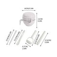 thumbnail image 3 of Kitchen Supplies 10 Piece Set Baby Complementary Food Grinding Bowl Manual Grinder Multifunctional Set for Baby and Children's Fruit and Food Preparation and Complementary Food Kitchen Decorations, 3 of 4
