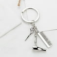 thumbnail image 3 of SPRING PARK 3 in 1 Fashion Hairdresser Hair Dryer Scissor Comb Charm Pendant Keychain, 3 of 7