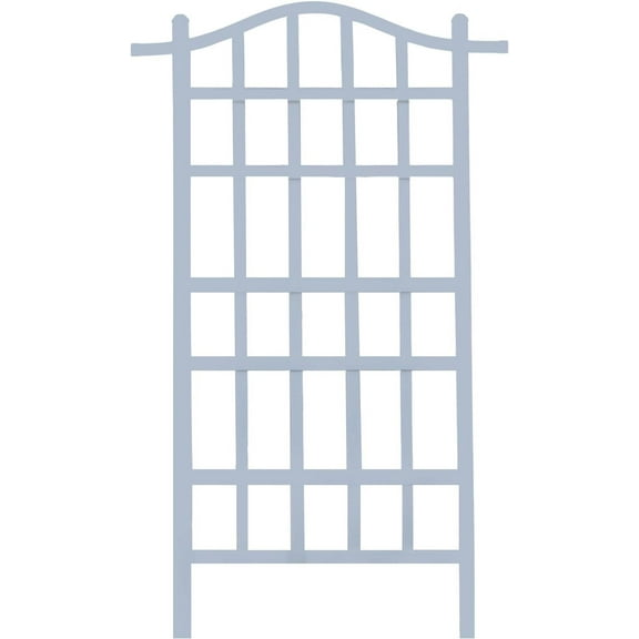 35 x 75 Inch Indoor Outdoor Garden Trellis Plant Support for Vines and Climbing Plants, Flowers, and Vegetables, White