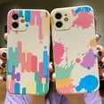 thumbnail image 5 of Compatible with iPhone 14 Case Slim Liquid Silicone Soft Case Color Pattern Cute Funny Fashion Bumper TPU Protection Shockproof Cover for Women Girls, 5 of 6