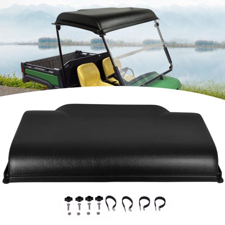 Hard Top Black Roof Plastic For John Deere Gator TE TS TX 2x4 2005-2020