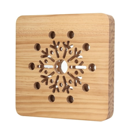 

Night Light Warm Wooden Light Energy Saving USB Powered 1 Button Switch Non Overheat Decorative Eco Friendly For Kids For Bedroom