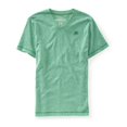 thumbnail image 1 of Camiseta adornada con cuello en V Aeropostale A87 para hombre verde extragrande, 1 of 2