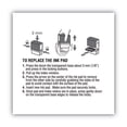 thumbnail image 5 of Replacement Ink Pad For 2000plus 1si40pgl And 1si40p, Red | Bundle of 5 Each, 5 of 5