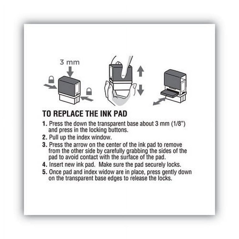 Replacement Ink Pad for 2000PLUS 1SI40PGL and 1SI40P, 2.38 Replacement Ink Pad for 2000PLUS 1SI40PGL and 1SI40P, 2.38