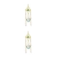 thumbnail image 2 of Naiovety Colgante Suncatcher de cristal iris Gota Prismas Carillón de viento Decoración colgante Tipo 13 2piezas, 2 of 6