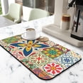 thumbnail image 2 of Best in Class 19.5x12in Mexican Coffee Drying Mat Made of Super Absorbent Diatom Mud Coffee Mat The Essential Kitchen Gadget for Dry & Clean Counters, 2 of 7