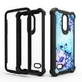 thumbnail image 1 of Flower Blue Case for LG K4 K8 LV3 X210 Full Body Phone Cover Hybrid Military Grade Dual Layer Defender Shockproof Protective Heavy-Duty Cases, 1 of 5