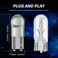 thumbnail image 4 of Bombilla LED Interior JAMW 10x T10 W5W 194 168 501 Luz Azul Sencillez, 4 of 5