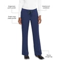 thumbnail image 4 of Activate by Med Couture Women's 8747 Yoga Cargo Scrub Pant -Navy-X-Small Petite, 4 of 6