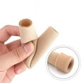 thumbnail image 3 of Nogis Toe Cushion Tube Toe Tubes Sleeves Soft Gel Corn Pad Protectors for Cushions Corns, Blisters, Calluses, Toes and Fingers (Large Size Toe Cushion Tube, 5 Pieces), 3 of 9