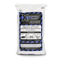 Aggressive Absorbent - 30 lb Universal Spill Absorbent Granules - Gray - For Oil, Water, Chemical & All Liquid Spills - Industrial & Commercial Use