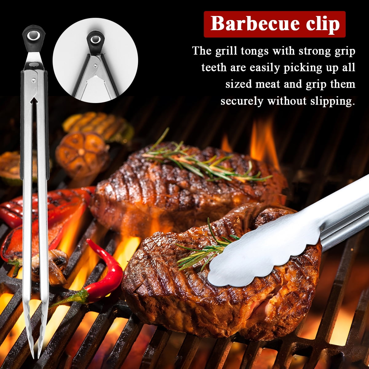 Golf Club 7 Pcs BBQ Tools Gift Set - Father's Day Birthday Gifts for Men  Dad, Grill Accessories - for Camping Stainless Steel Utensils Set -  Stainless