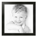 thumbnail image 2 of ArtToFrames 20" x 20" Honors Black with Silver Picture Frame, 20x20 inch Black Wood Poster Frame (WOM-5157), 5 Pack, 2 of 6