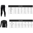thumbnail image 2 of Men's Compression Sportswear Suits Gym Tights Training Boxing Rugby Clothing Jogging Sports Set Running Rashguard Tracksuit, 2 of 5