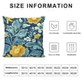 thumbnail image 5 of YINGXI  Throw Pillow Covers Floral Botanical Pillow Cases Art Vintage Decorative Cushion Covers for Sofa Couch 18x18in, 5 of 5