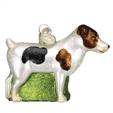 - Old World Christmas Jack Russell Terrier Glass Blown Ornament