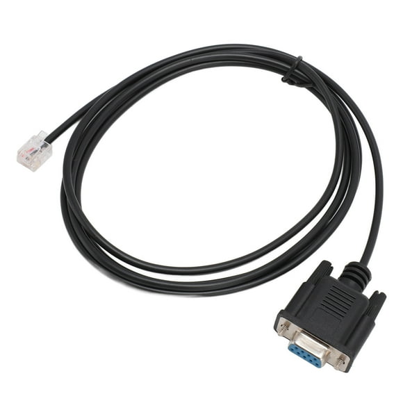 Rs232 DB9 RS232 To RJ11 6P4C Serial Console Cable PVC 6ft Plug And Play For AP7800 AP7900 940-0144A