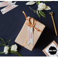 thumbnail image 4 of Inkdotpot Pack Of 100 Happy Retirement Favor Paper Tags Craft Real Rose Gold Foil Hang Tags, 4 of 6