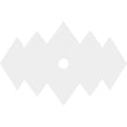 thumbnail image 5 of 22"W x 14 5/8"H x 3"ID x 6 3/4"C x 1"P Zoe Architectural Grade PVC Contemporary Ceiling Medallion, 5 of 7