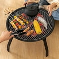 thumbnail image 6 of hejhncii Foldable Iron BBQ Camp Stove Optimized Airflows for Family Gatherings, 6 of 16