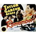 thumbnail image 2 of Remember? Lew Ayres Greer Garson Robert Taylor 1939 Movie Poster Masterprint (14 x 11), 2 of 2