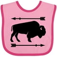 thumbnail image 3 of Inktastic Buffalo Cute Animal Western Boys or Girls Baby Bib, 3 of 4