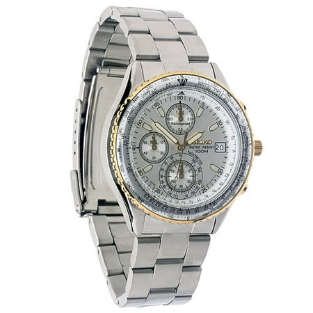 Seiko Men's Silver Dial Chronograph Watch