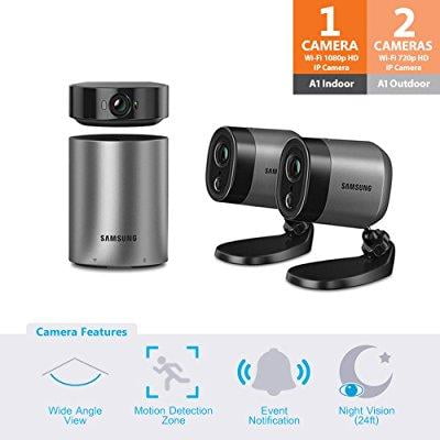 sna-r1120w - samsung wisenet smartcam a1 outdoor/indoor home security (Best Samsung Camera 2019)