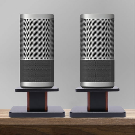 Pair Desktop Speaker Stand Studio Monitor Mount 6" High Tabletop Speaker Stand for Home, Bistro, Library