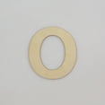 thumbnail image 1 of 1 Pc, 12 Inch X 1/4 Inch Wood Numbers 0 In The Copperplate Gothic Bold Font Great For Craft Project & Different Decor, 1 of 3