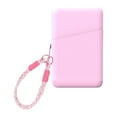 thumbnail image 4 of TISHITA Silicone Purse Card Holder Card Wallet Change Pouch Zipper Closure Card Case Pink, 4 of 8