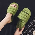 thumbnail image 2 of Thick Platform Bathroom Home Slippers Women Fashion Soft Sole EVA Indoor Slides Woman Sandals Summer Non-slip Flip Flops, 2 of 6