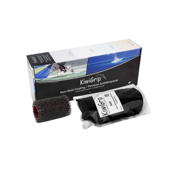 Revestimiento antideslizante KiwiGrip, acrílico a base de agua, 1 litro, negro
