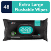 DUDE Flushable Wipes for Men, Mint Chill, 48 Count