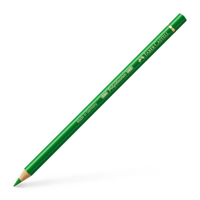 Faber-Castell Polychromos - Lápiz para artistas, color verde permanente 266 multicolor