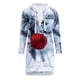 thumbnail image 5 of Mini vestido estampado navideño para mujer, informal, de manga larga, con hombros descubiertos, suéter, vestido de fiesta a la moda con tiras Fridja  fhghd4749, 5 of 6