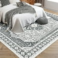 thumbnail image 7 of Yesfashion Carpets Area Rugs Washable 1150Gsm Velvet Heavy Pearl Velvet Washed Back Folding Printed Carpet Persia-Yiyuan Dark grey 8*10ft, 7 of 7
