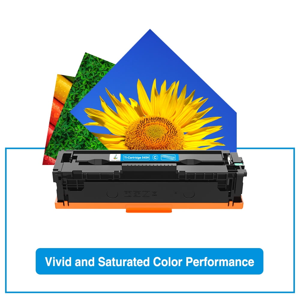 Cartridge 045H CRG 045 Toner Cartridges Compatible for Canon 045 045H MF634Cdw Toner for Canon Color ImageCLASS MF634Cdw MF632Cdw LBP612Cdw MF632 LBP612 Printer Ink (B/C/Y/M, 4-Pack)